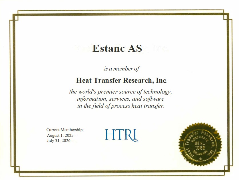 Estanc is a member of HTRI
